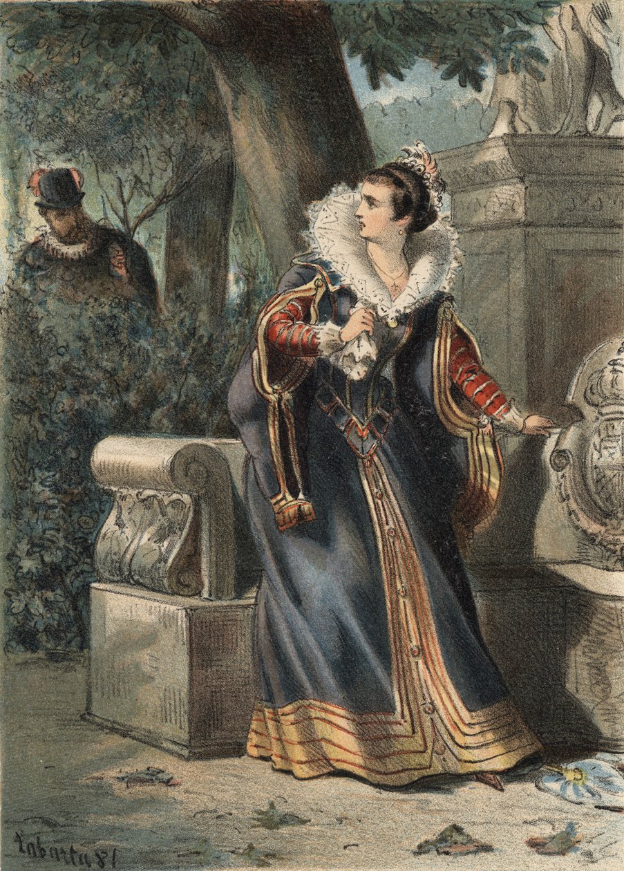 Filip II av Spanien (1527-1598) och prinsessan D