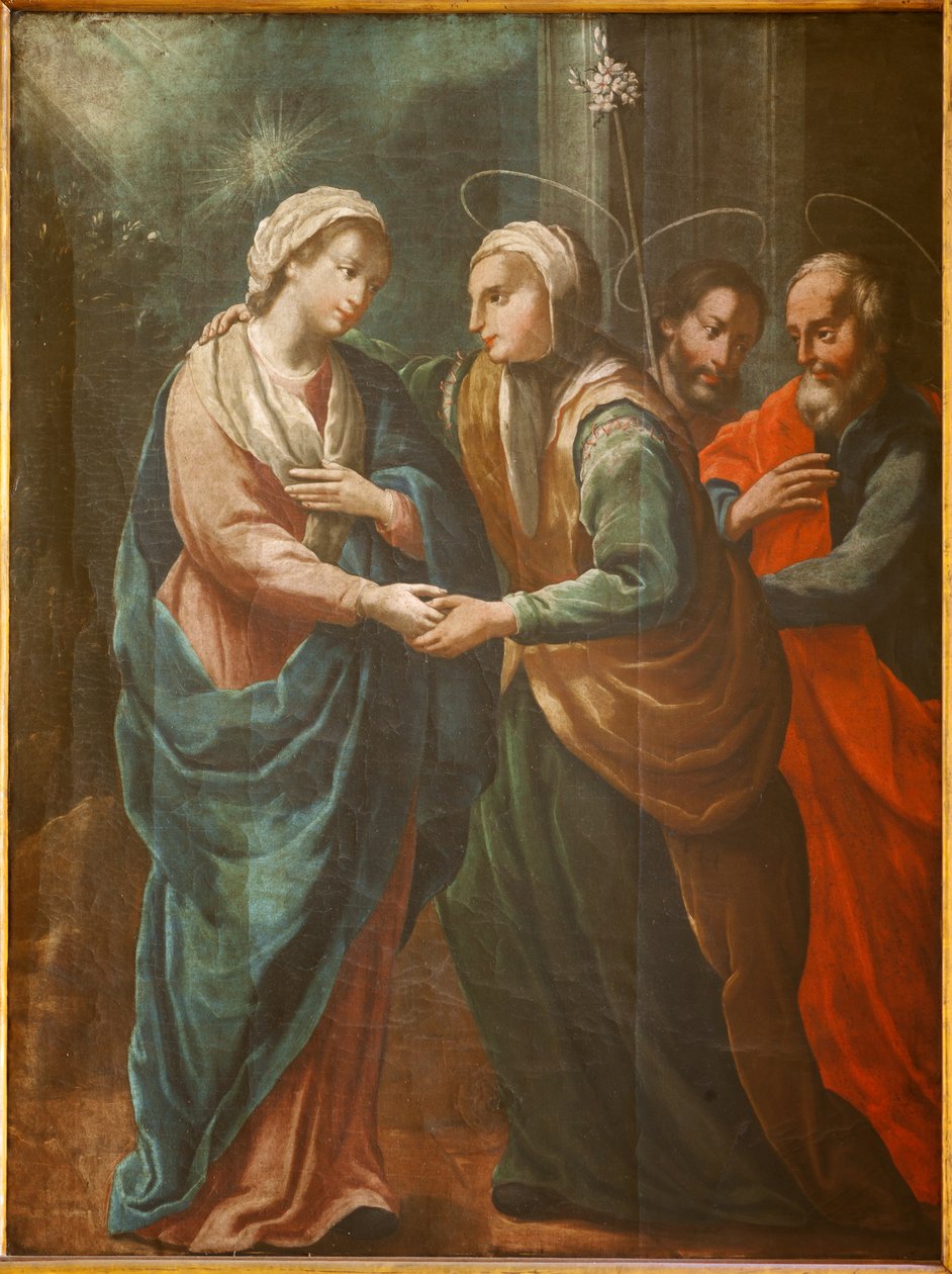 Fristad (Santuario de Queralt). Kyrkan. Interiör. Målning. 1800-talet av Spanish School