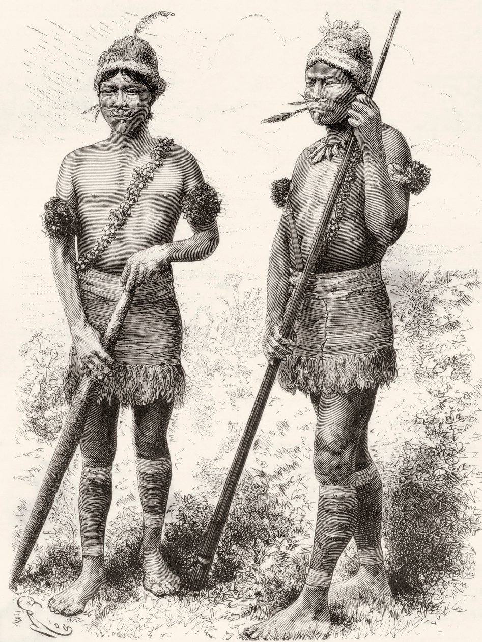 Sydamerikanska Carijona-indianer av Spanish School