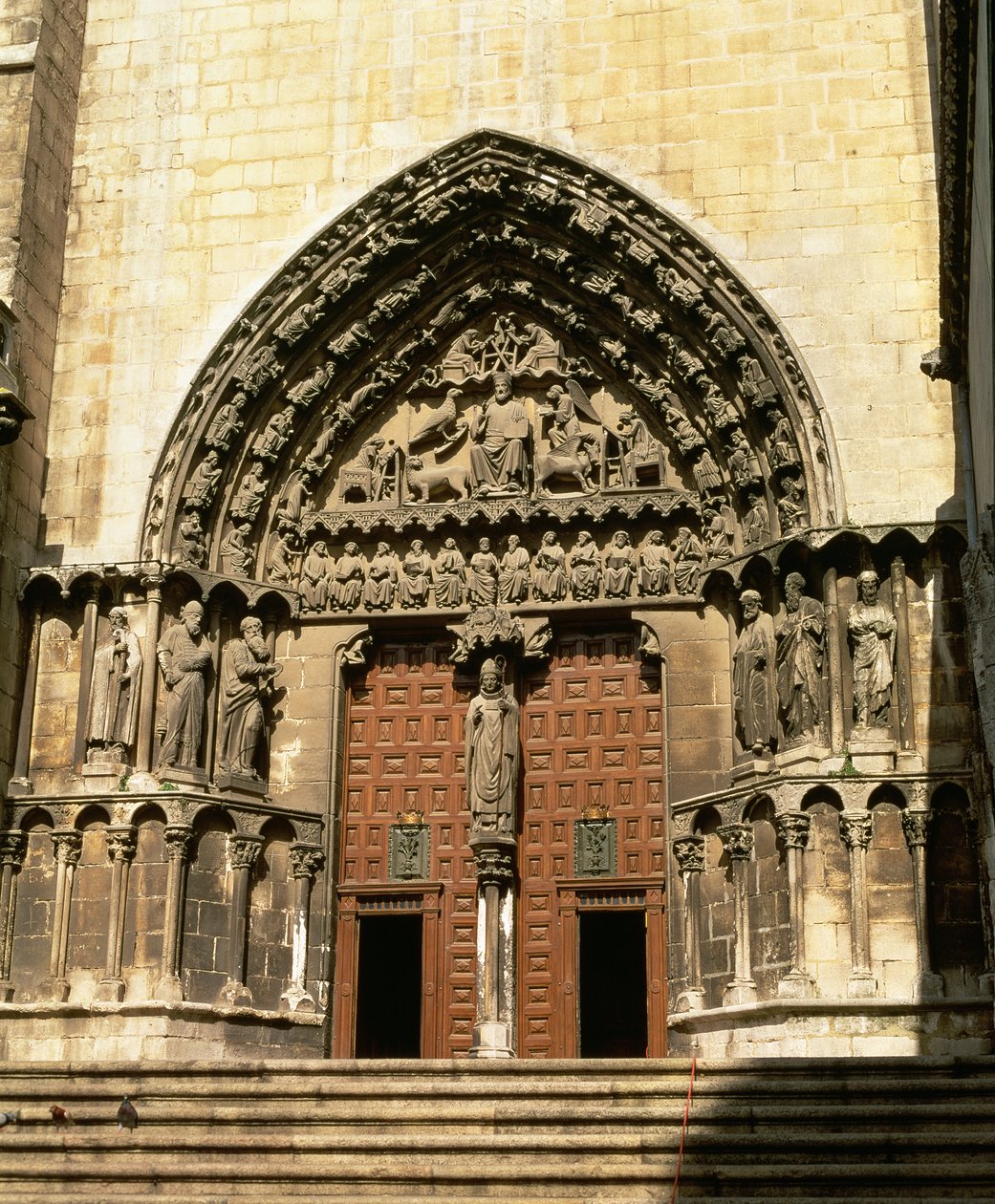 Portada del Sarmental, södra korsarm, ca 1235 av Spanish School