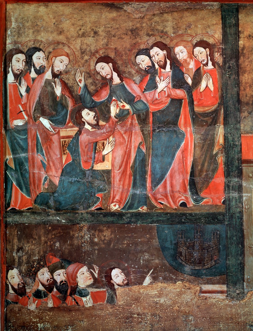 Den incredulite av Saint Thomas Altarpiece of the Spanish School av Spanish School