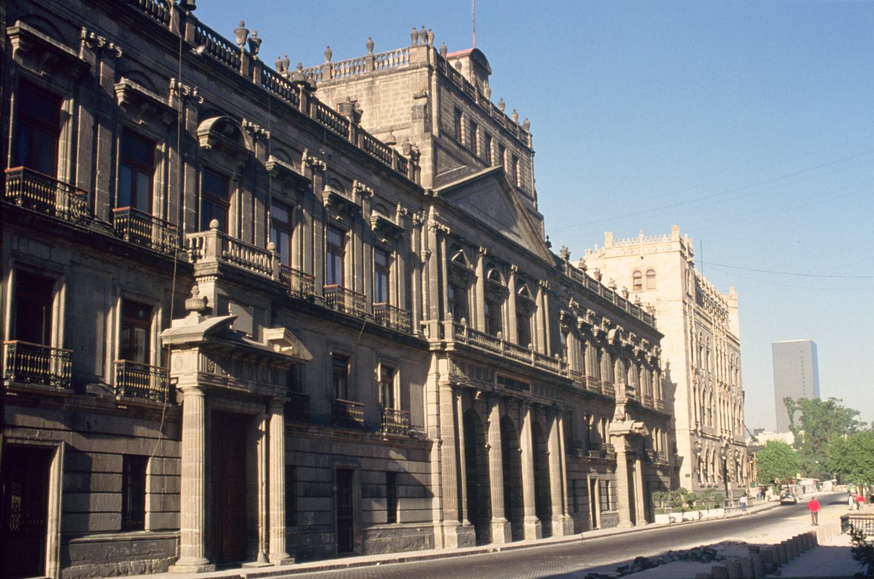 Utsikt över klostret, grundat 1340 av Spanish School