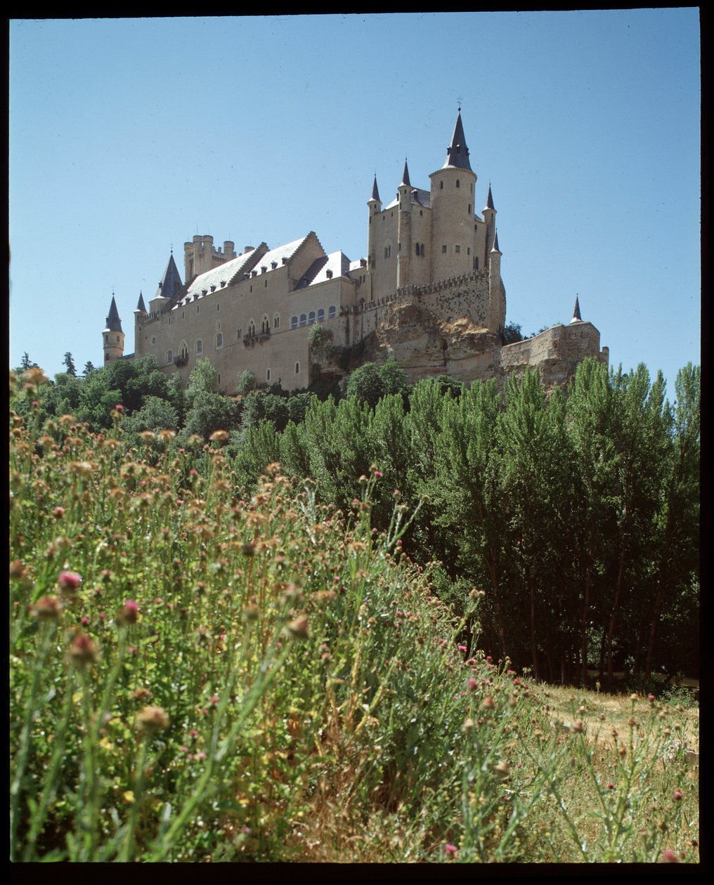 Utsikt över alcazar av Spanish School