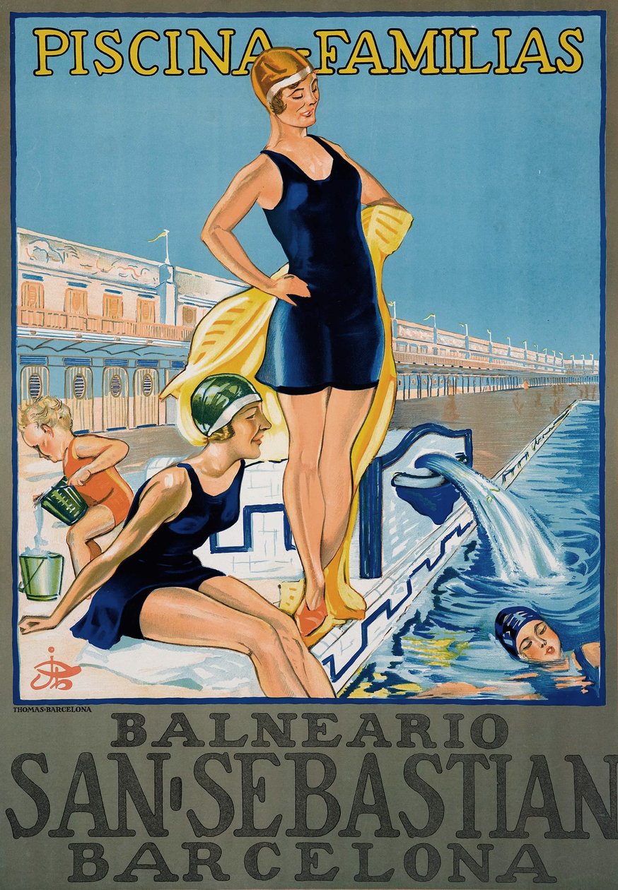 Vintage Barcelona Spa Resort affisch av Spanish School