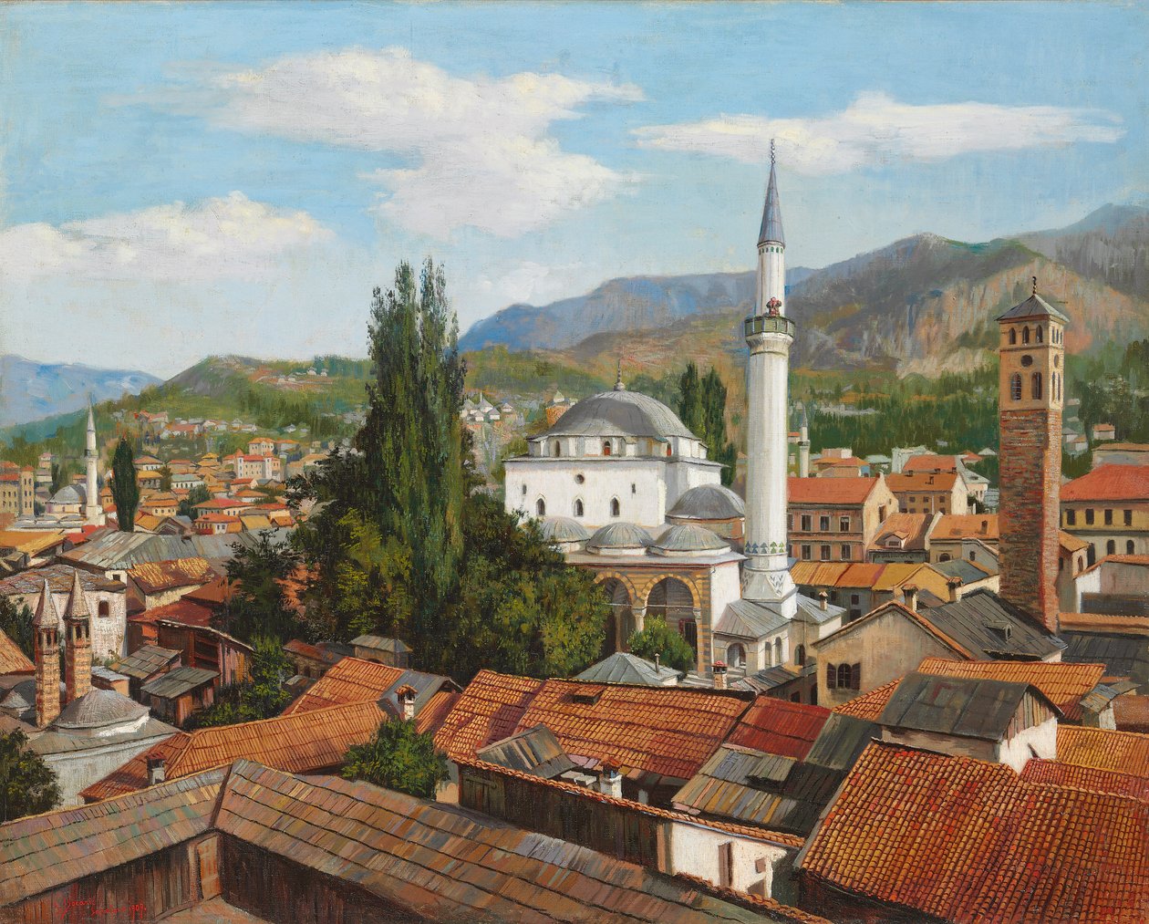Gazi Husrev Beg-moskén, Sarajevo av Spiro Bocaric
