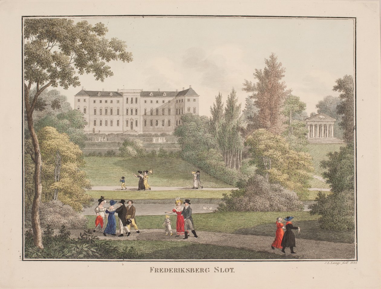 Frederiksbergs slott av Søren L. Lange