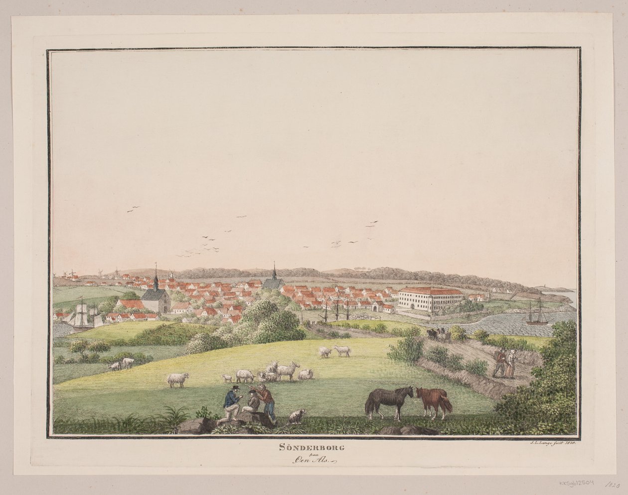 Sønderborg på ön Als av Søren L. Lange
