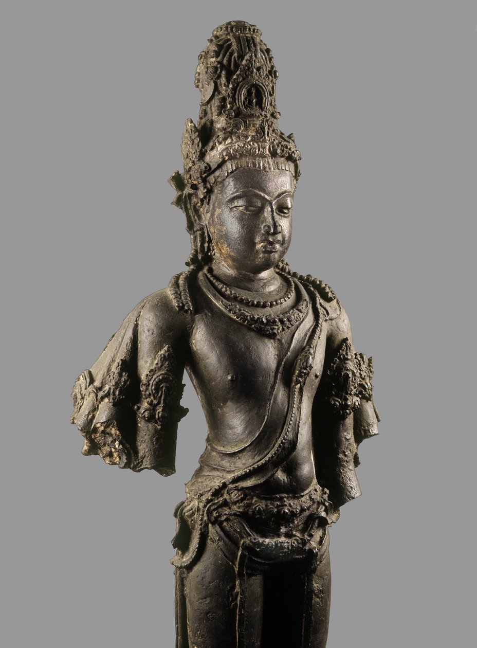 Avalokitesvara-figur från Srivijaya-perioden, funnen i Chaiya, Thailand, 900-1000-talet (brons) av Srivijaya