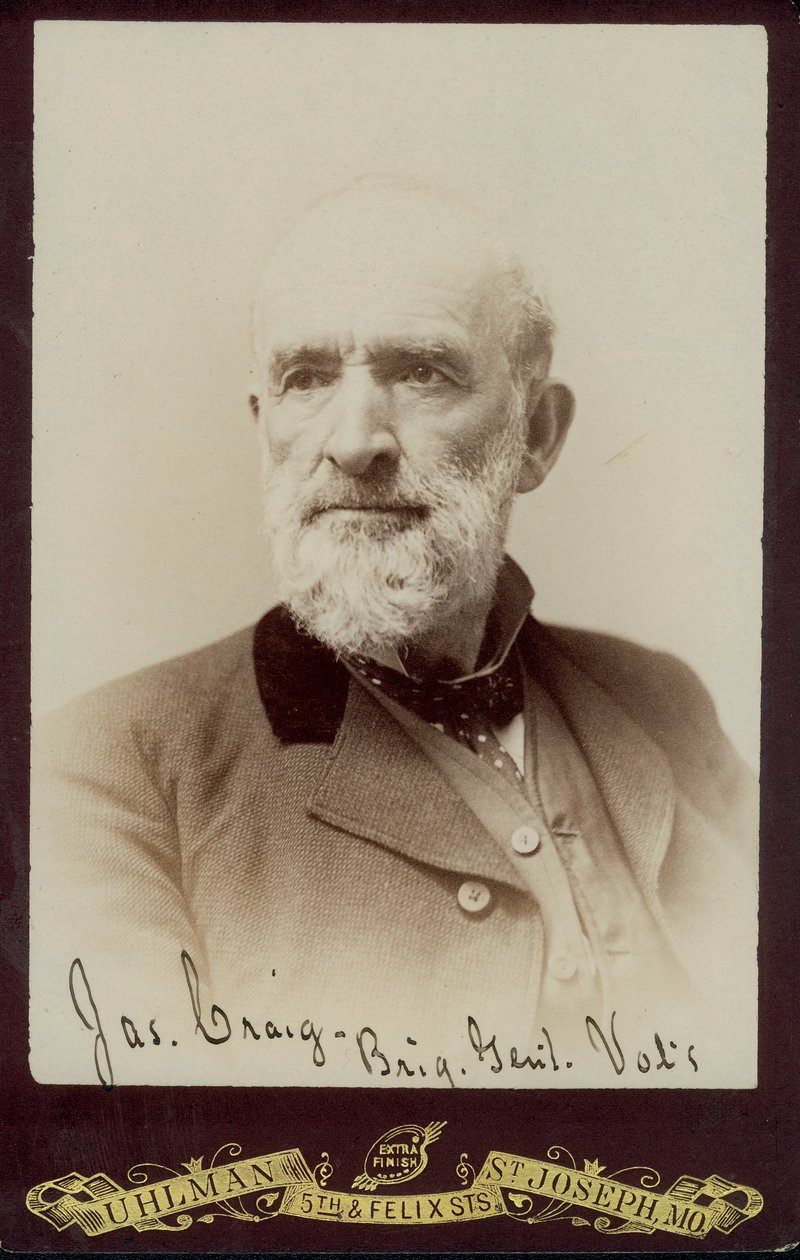 Bust portrait of James Craig Brigadier av St. Joseph Uhlman