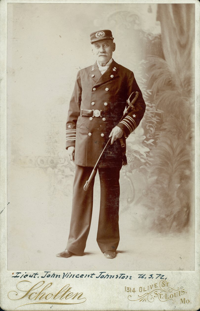 John Vincent Johnston, Volunteer Lieutenant, Navy, Captain, U.S. Navy. av St. Louis Scholten