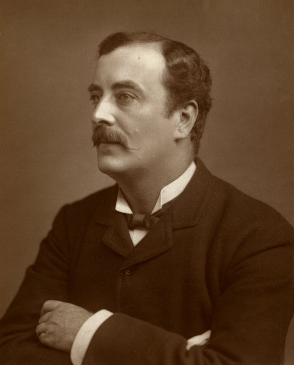 JH Barnes, brittisk skådespelare, 1883 av St James