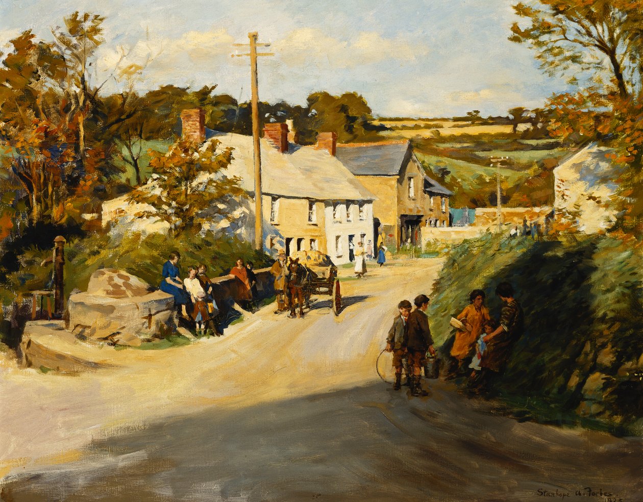 En by i Cornwall av Stanhope Alexander Forbes
