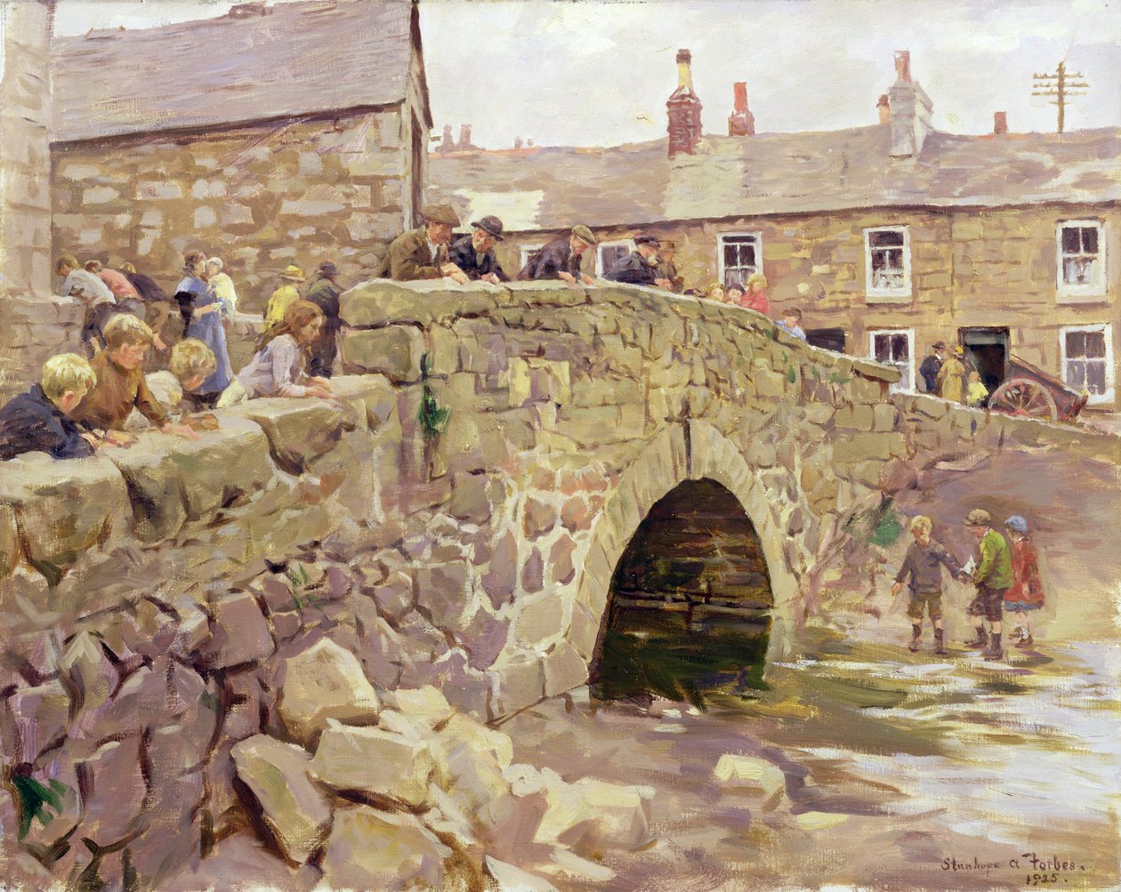 På bron av Stanhope Alexander Forbes