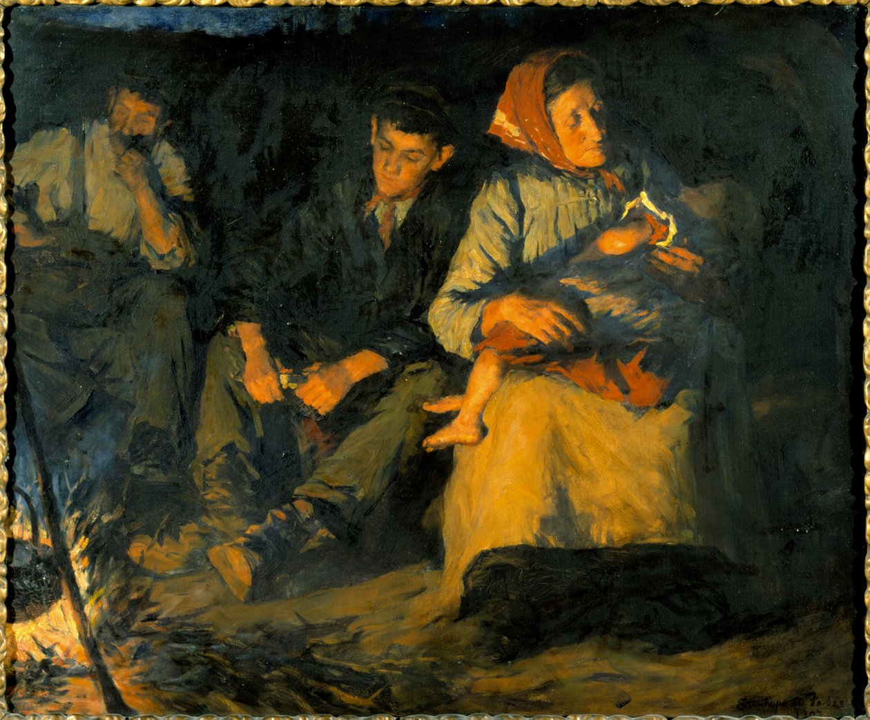 Runt lägerelden av Stanhope Alexander Forbes