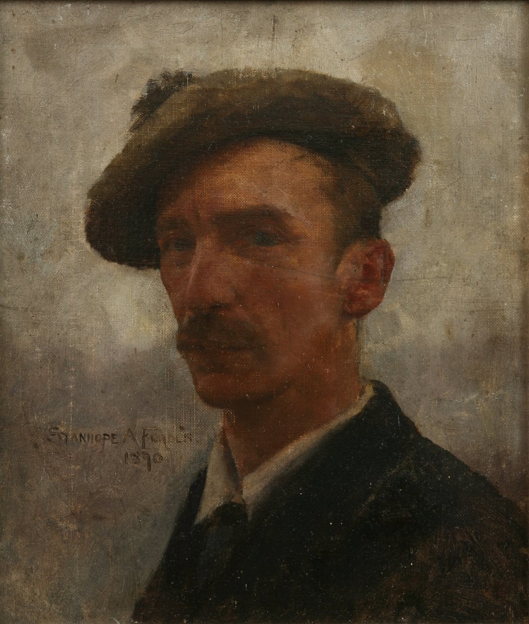 Självporträtt av Stanhope Alexander Forbes
