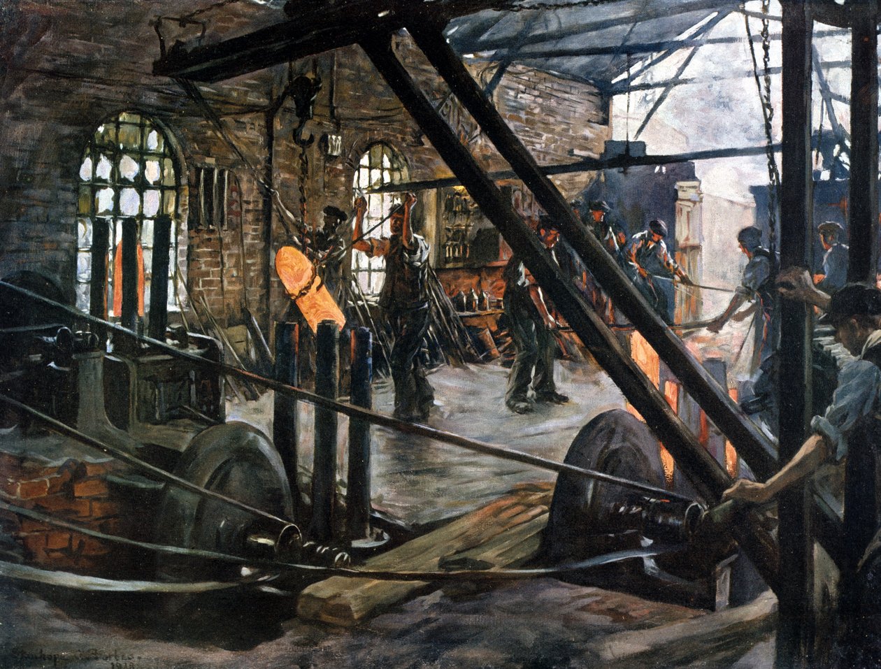 Shell-arbetare av Stanhope Alexander Forbes