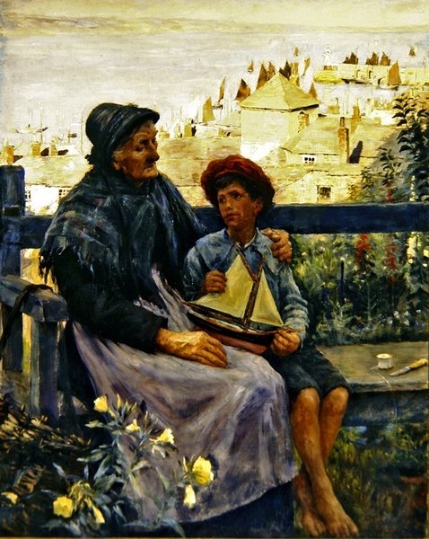 Son of the Sea (olja på duk) av Stanhope Alexander Forbes