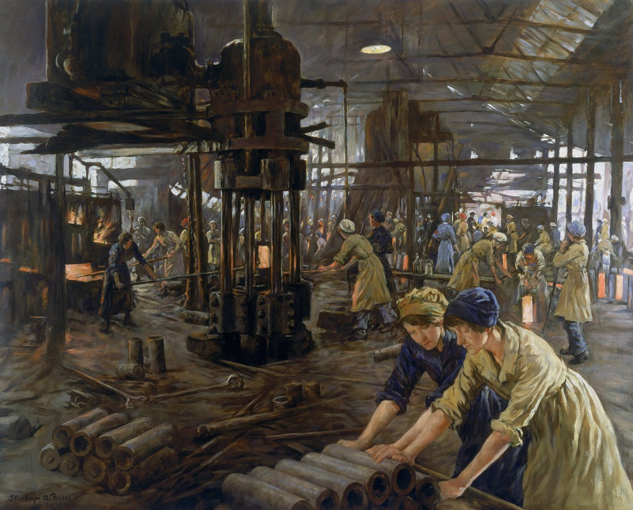 Ammunitionsflickorna, 1918 av Stanhope Alexander Forbes