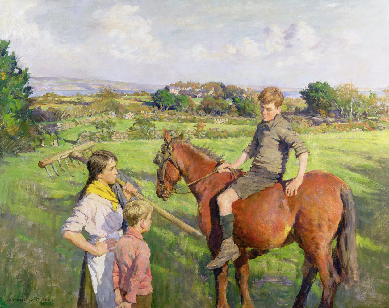 The New Mount (olja på duk) av Stanhope Alexander Forbes