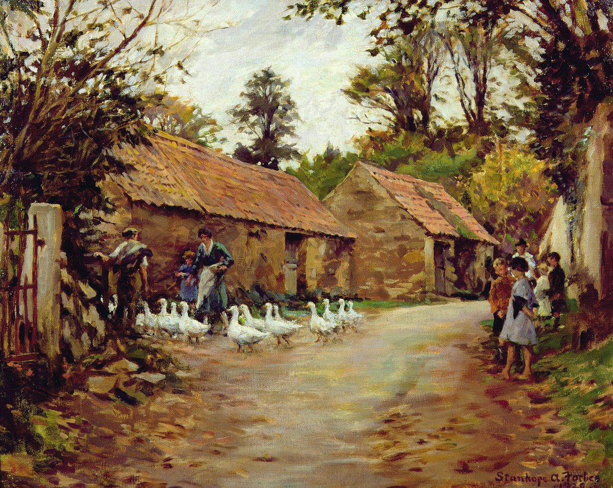 Vandrarens återkomst av Stanhope Alexander Forbes
