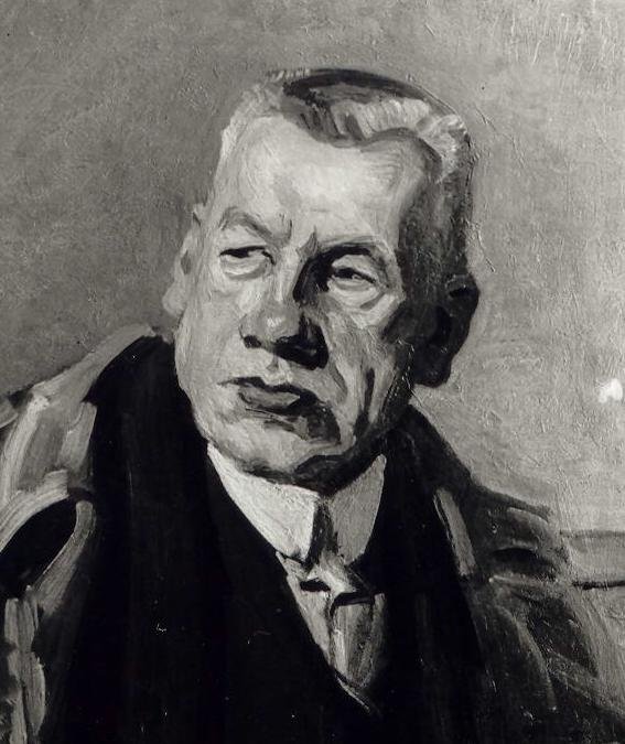  Stanisaw Lentz. Detail of In the studio - Self-portrait with the Reverend Mrozowski.nPolski: Stanisaw Lentz. Detal W pracowni - Autoportret z ksiedzem Mrozowskim.n av Stanisaw Lentz