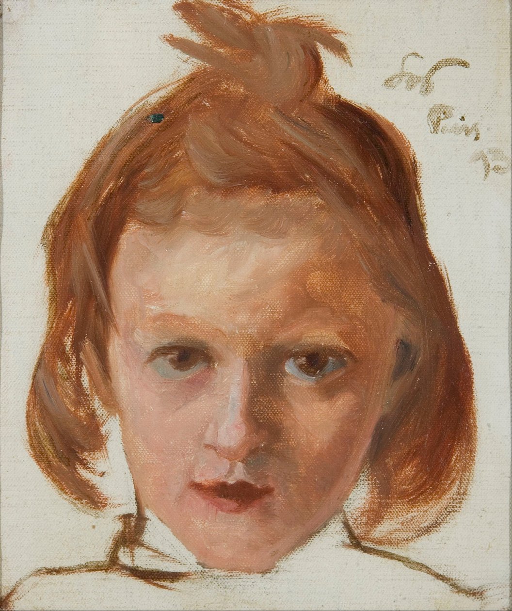 Head of a girl  av Stanislaw Wyspianski