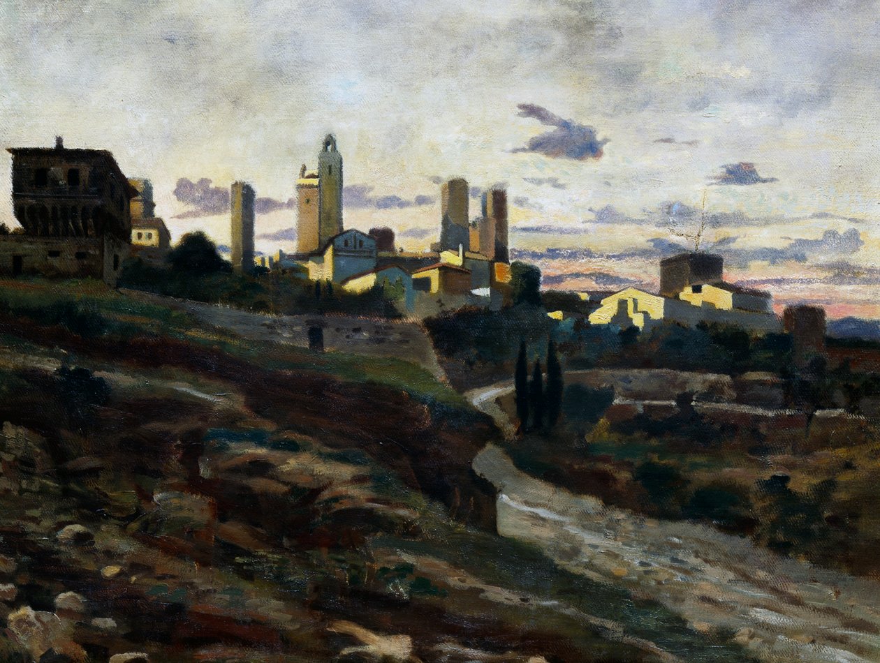 Saint Gimignano av Stanislao Pointeau