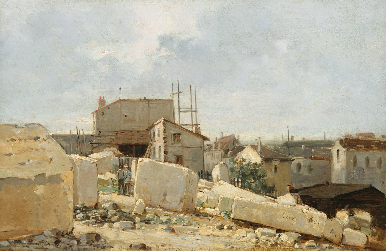 Jordarbeten i Caen av Stanislas Victor Edouard Lepine