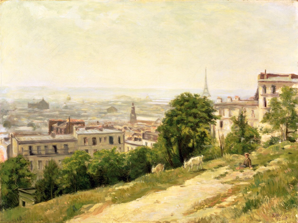 Utsikt över Paris av Stanislas Victor Edouard Lepine