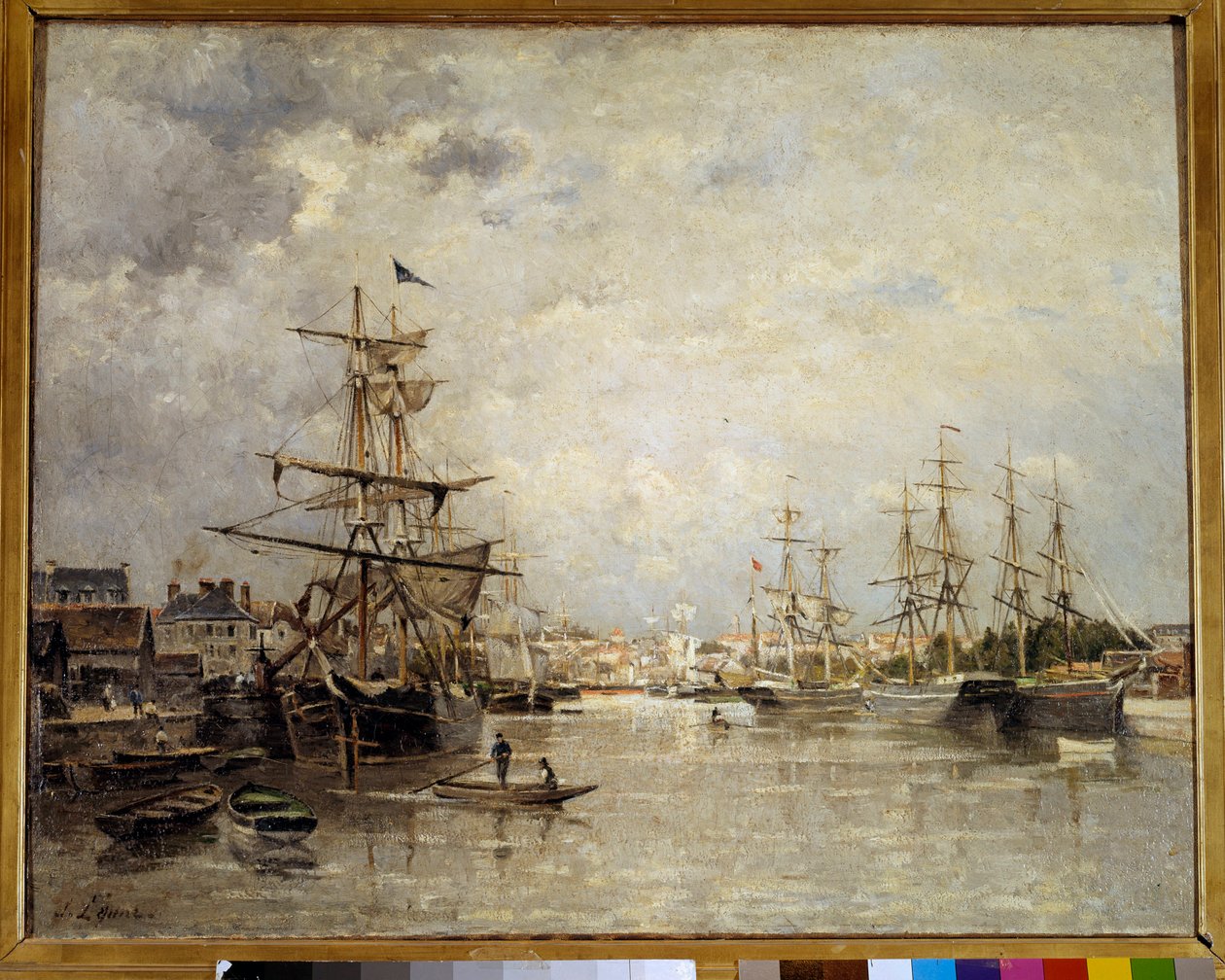 Porten i Caen Målning av Stanislas Lepine (1835-1892) 1859 Sön. 0,72x0,91 m Paris, Orsay-museet av Stanislas Victor Edouard Lepine