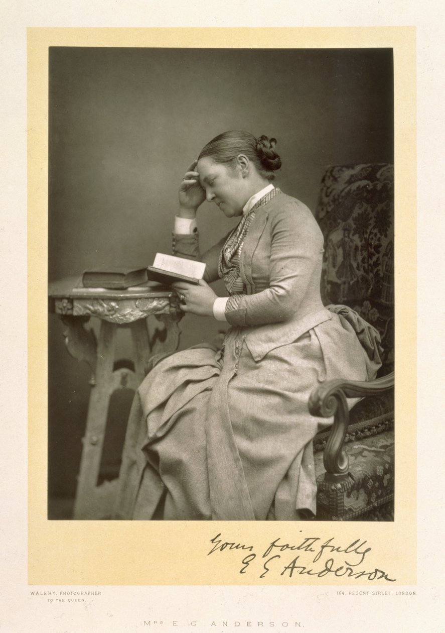 Elizabeth Garrett Anderson (1836-1917), banbrytande läkare av Stanislaus Walery