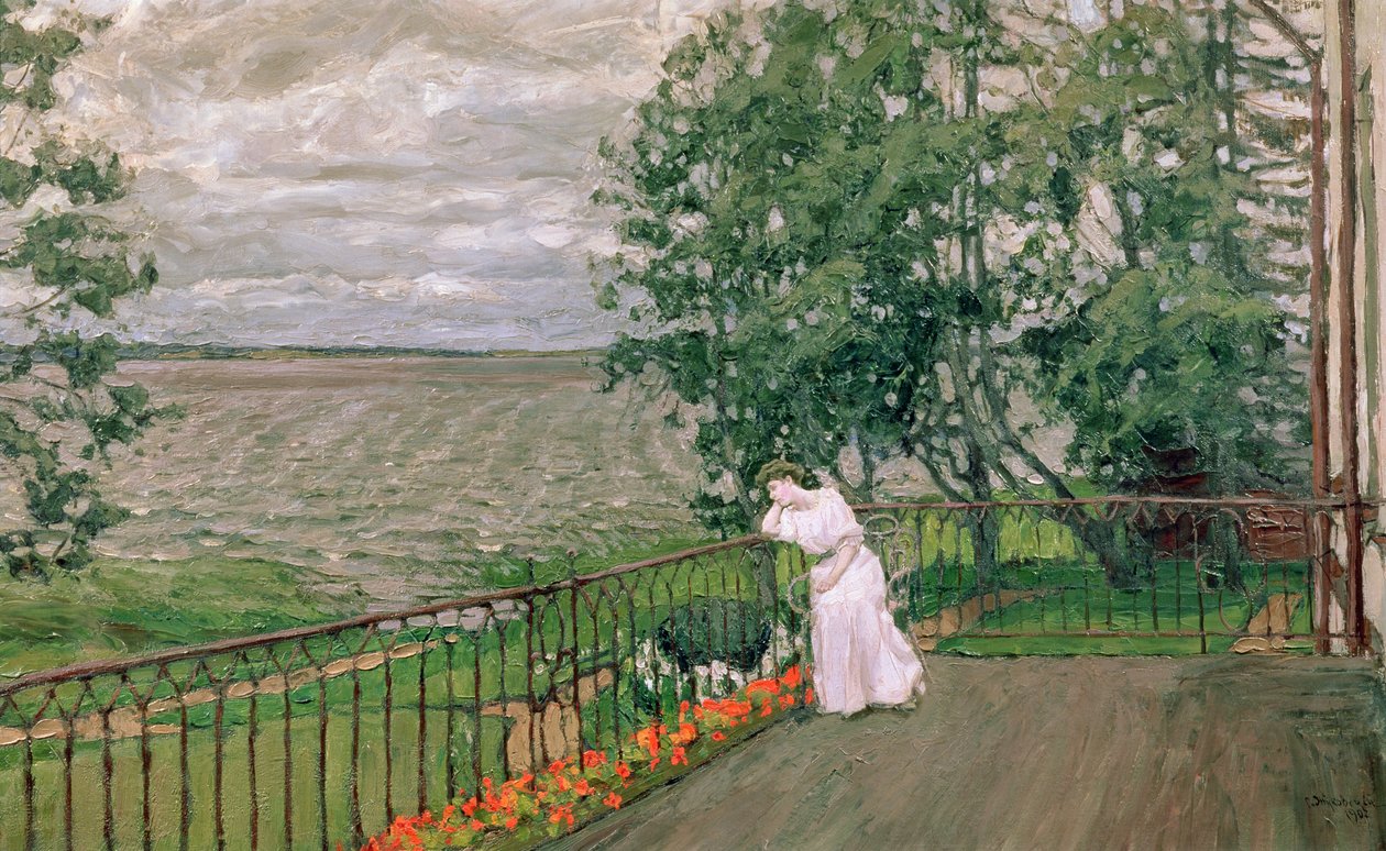 Melankoliska tankar, 1907 av Stanislav Joulianovitch Joukovski