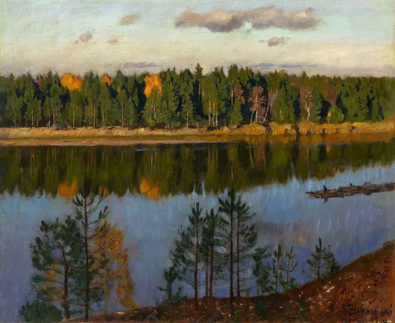 Hösten, 1930 av Stanislav Julianovic Zukovskij