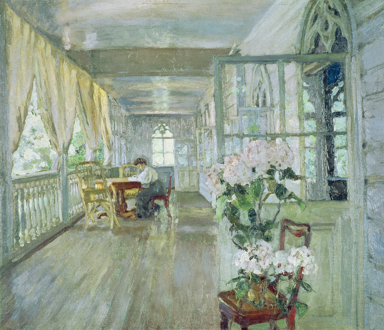 Herrgårdsterrass av Stanislav Julianovic Zukovskij