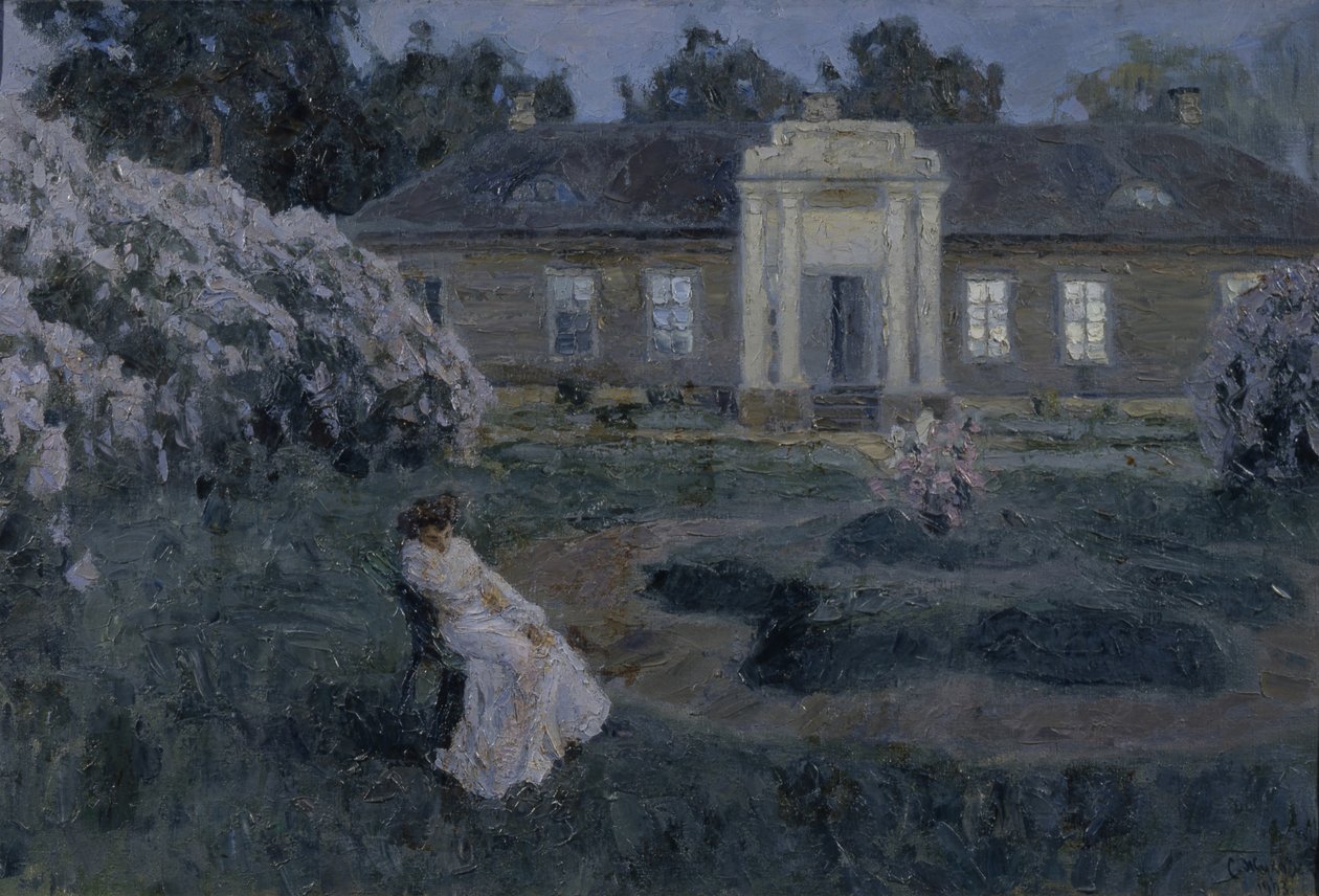 Vita natten, 1903 av Stanislav Julianovic Zukovskij