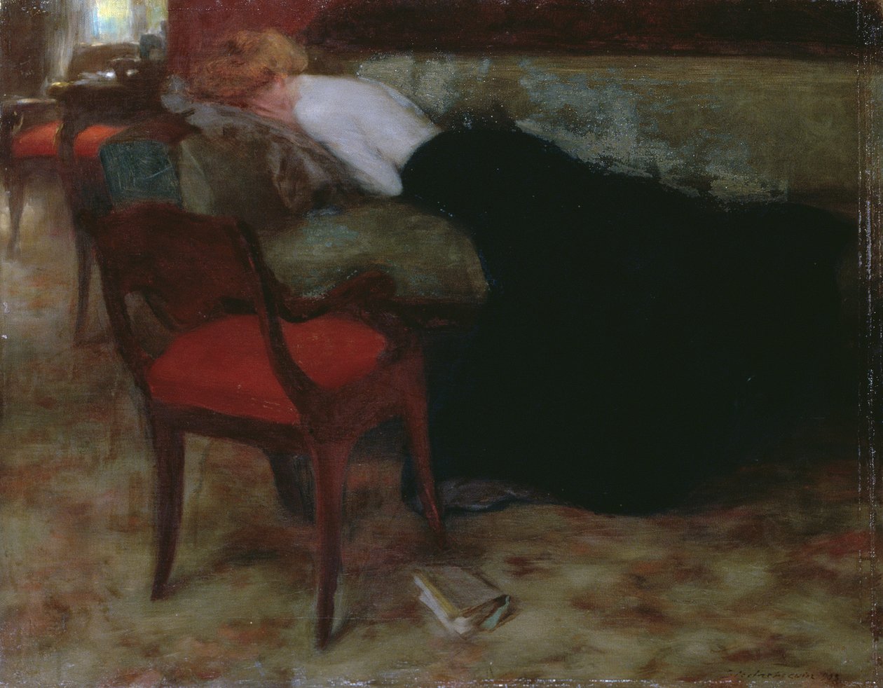 Förtvivlan, 1903 av Stanislaw Bohusz Siestrzencewicz