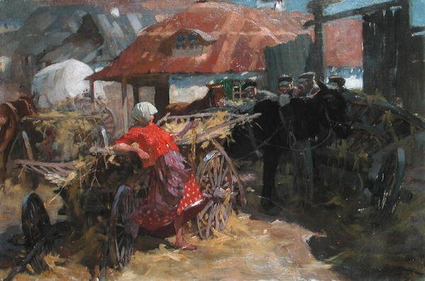 Flirta på marknaden av Stanislaw Bohusz Sistrzencewicz