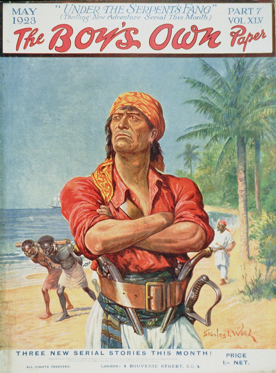 En piratfigur från framsidan av "The Boy