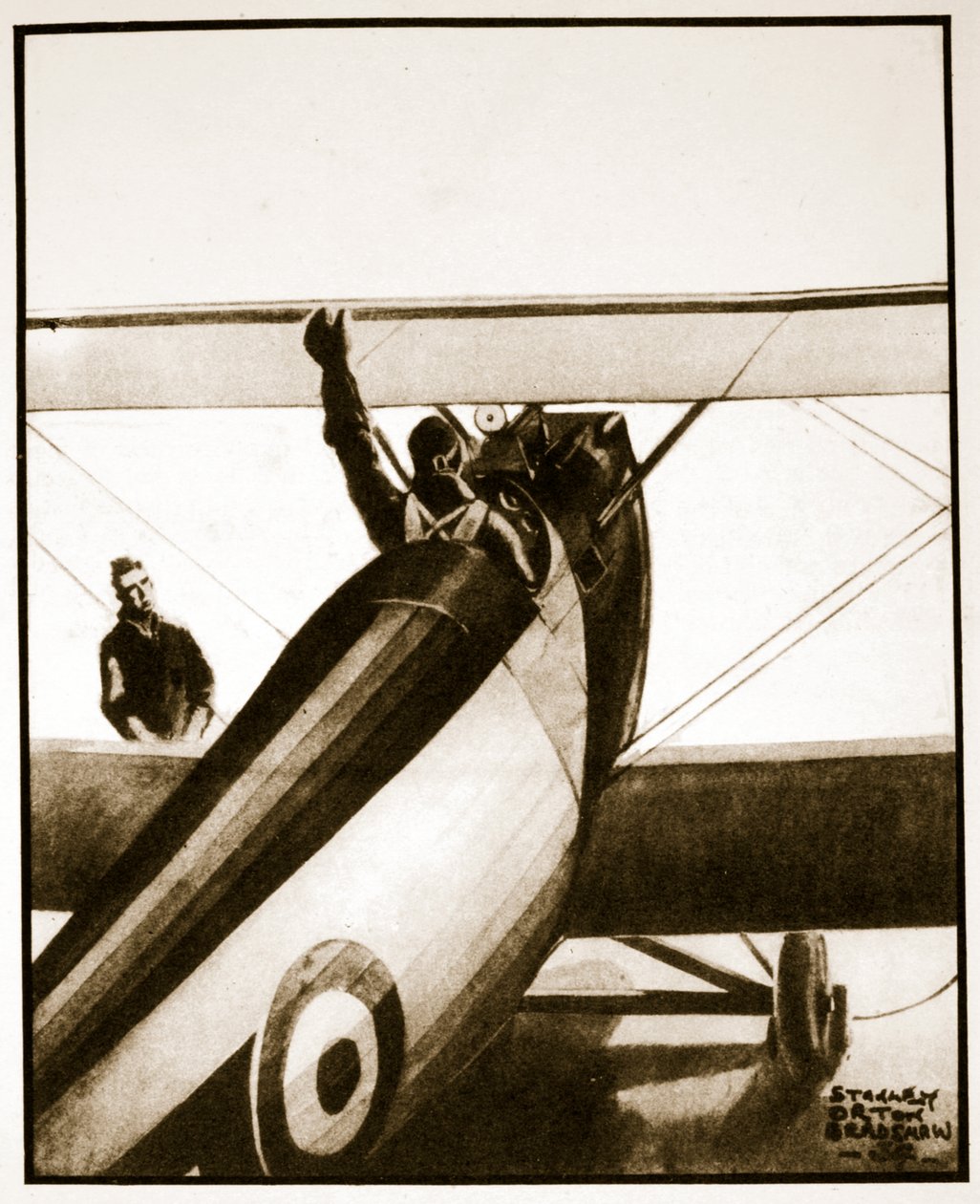 Chocks away, illustration från 
