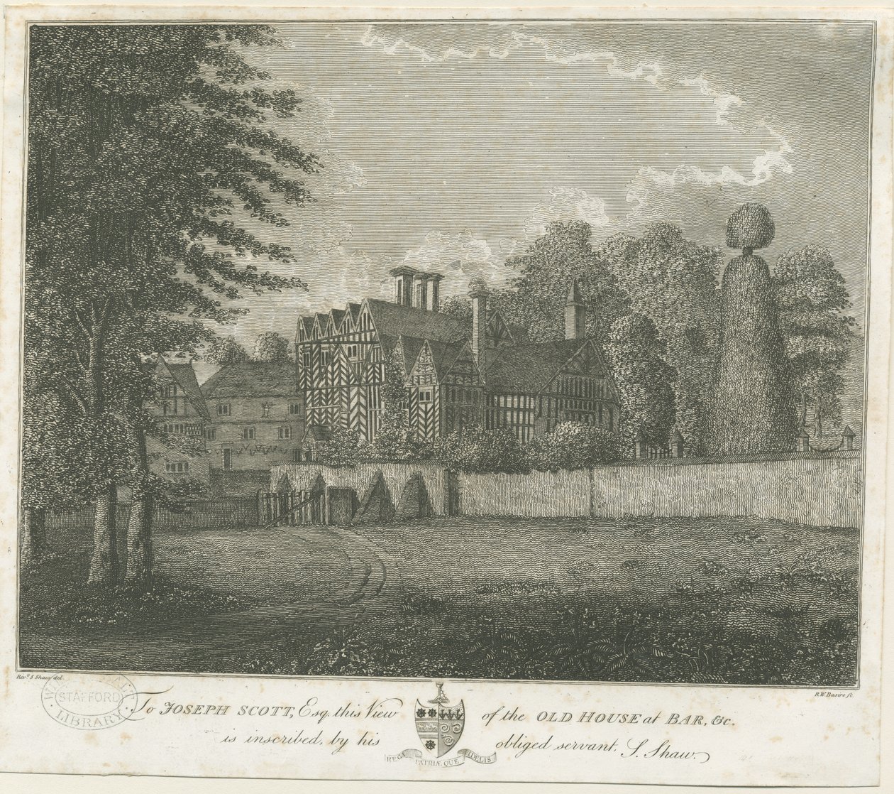 Great Barr Village - Old Tudor House: gravyr, nd [sent 18th cent] (tryck) av Stebbing Shaw