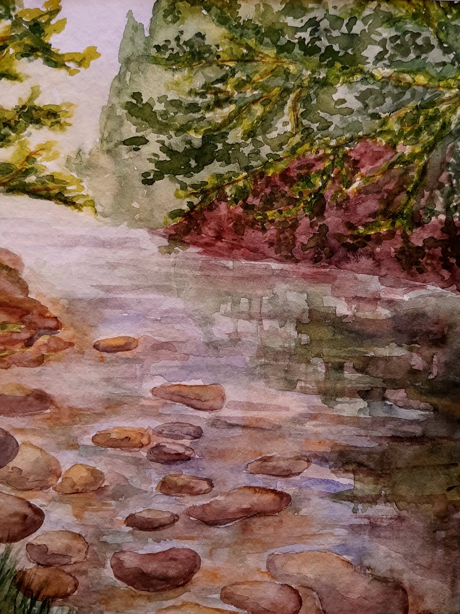 I skogen - bäck av Steegs Art Karin