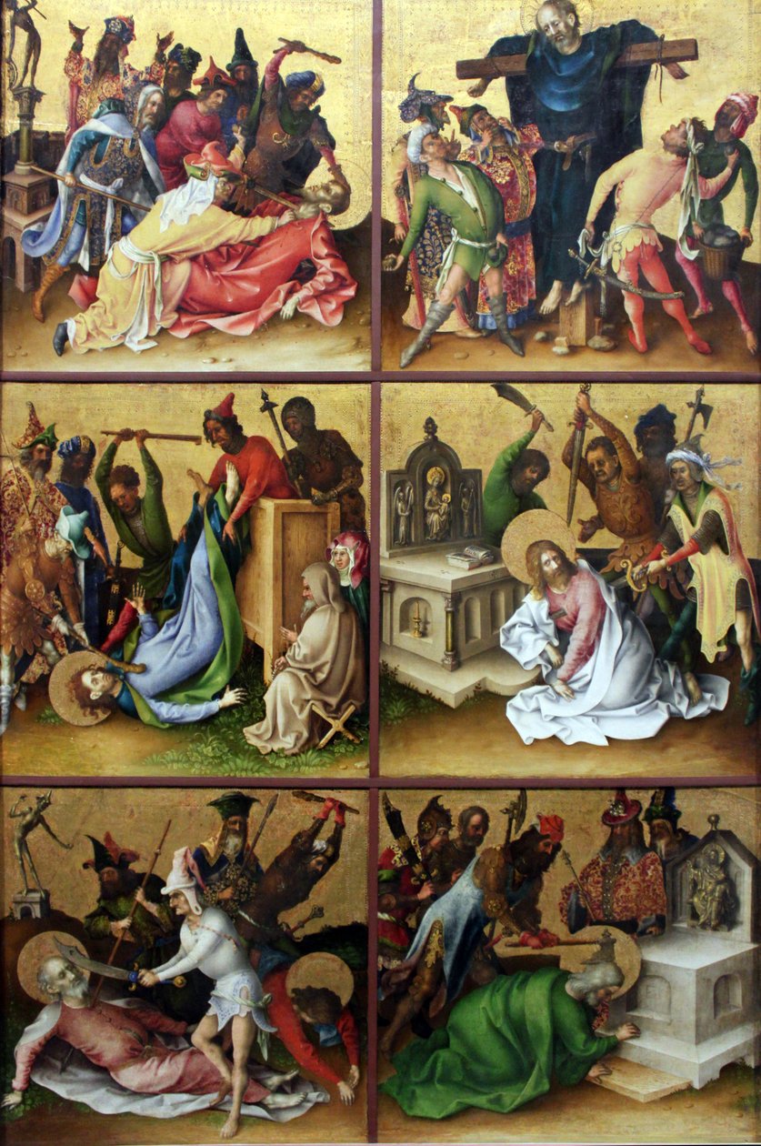 The apostles martyrdom av Stefan Lochner