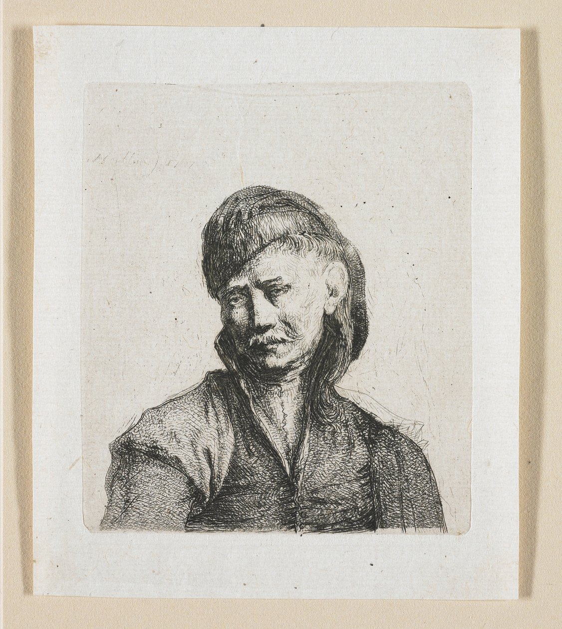 Byst av en kosack av Stefan Juliusz Norblin de la Gourdaine