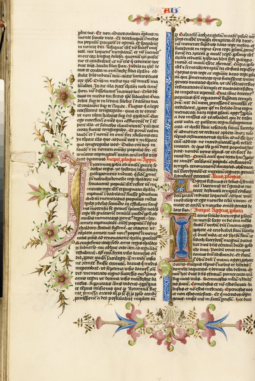 Dekorerad initial J; Dekorerad initial I av Stefan Lochner