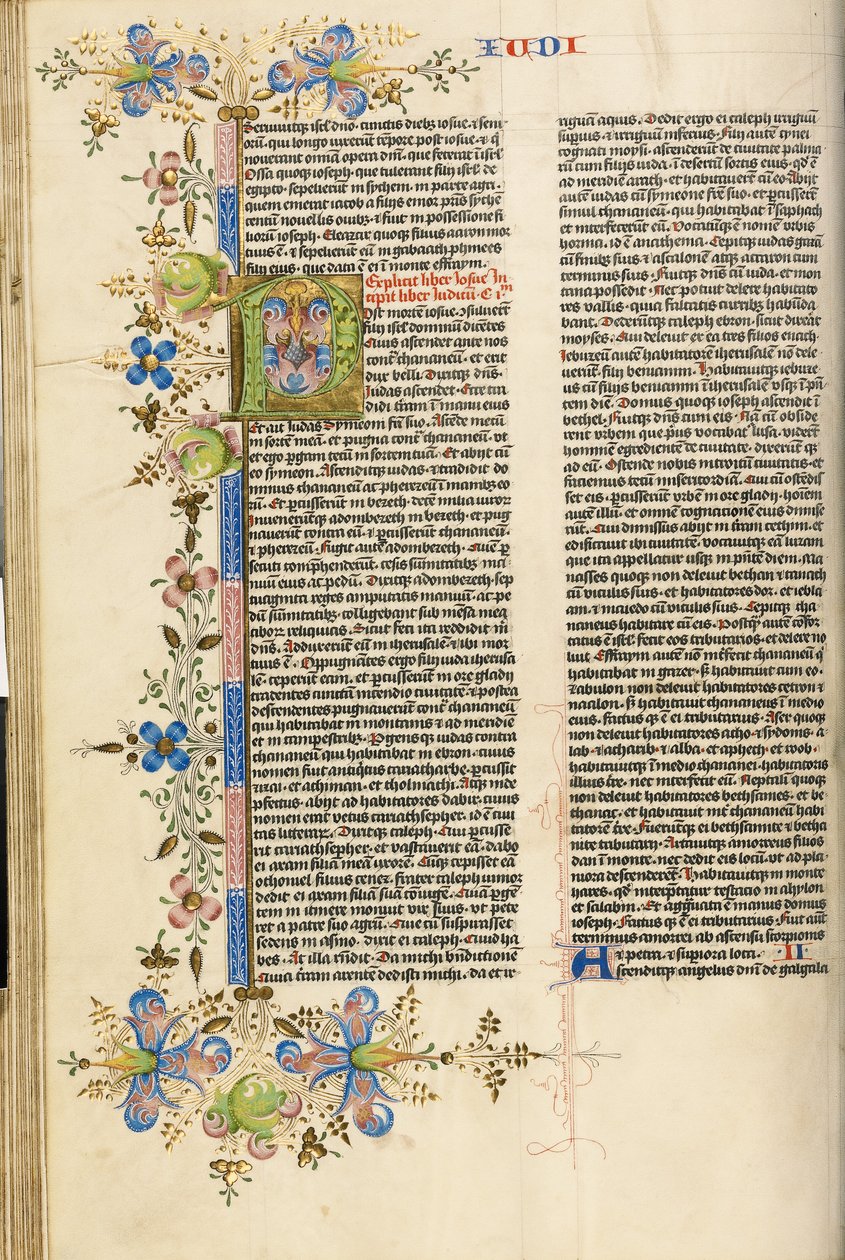 Dekorerad initial P av Stefan Lochner