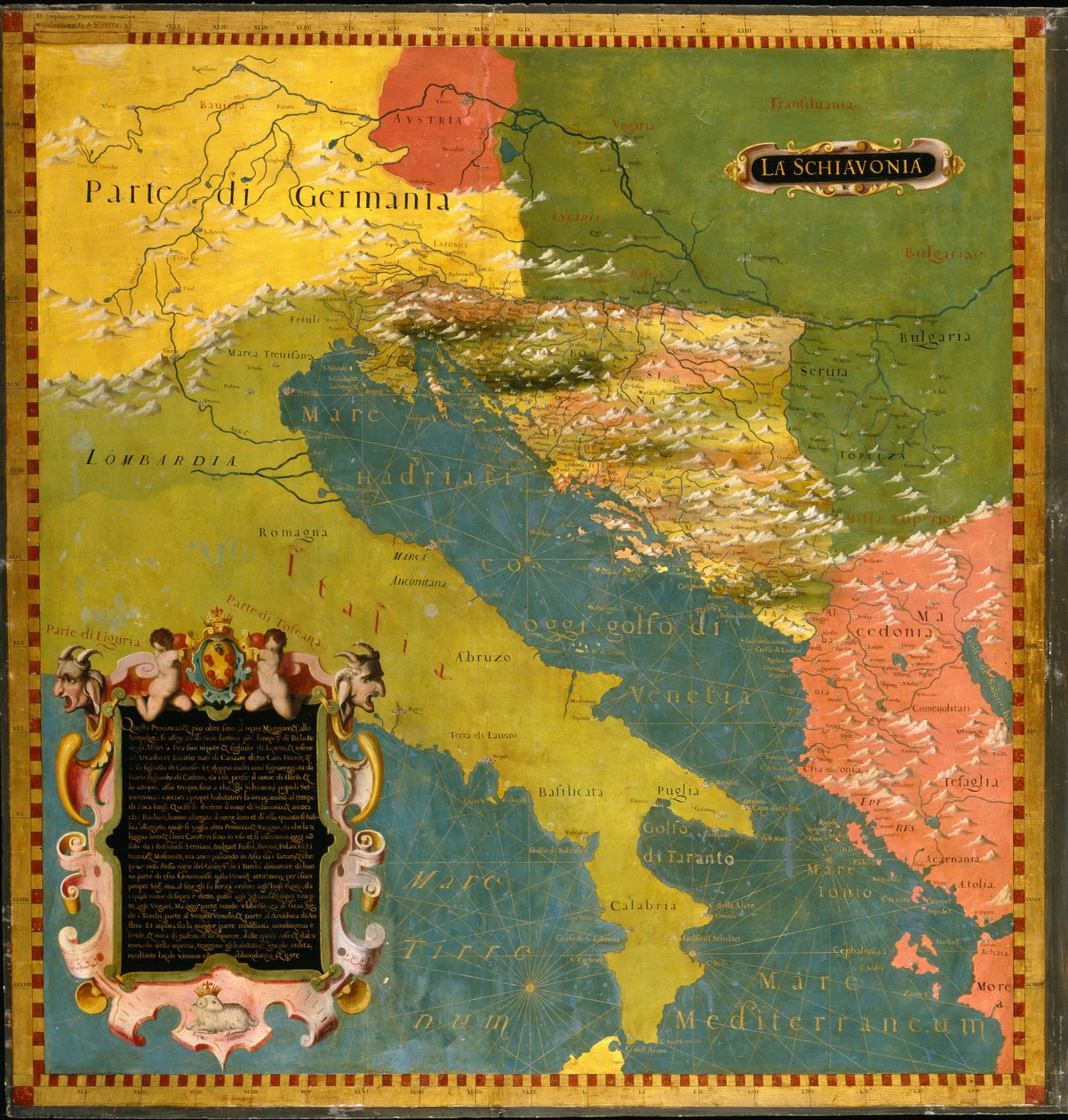 La Schiavonia av Stefano Bonsignori 1589