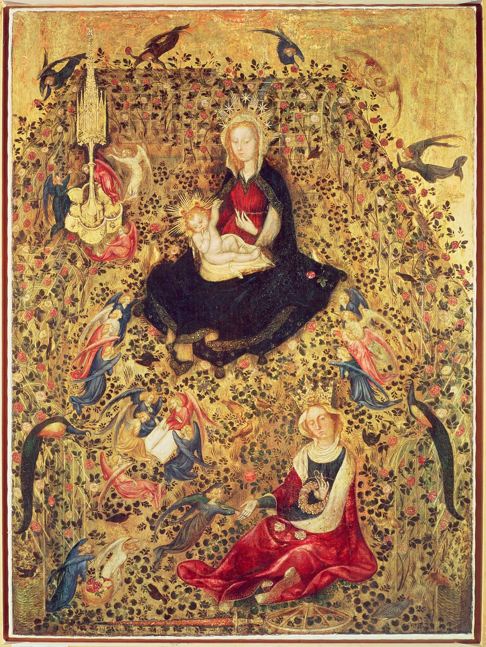 Madonna med en rosenbuske av Stefano di Giovanni da Verona