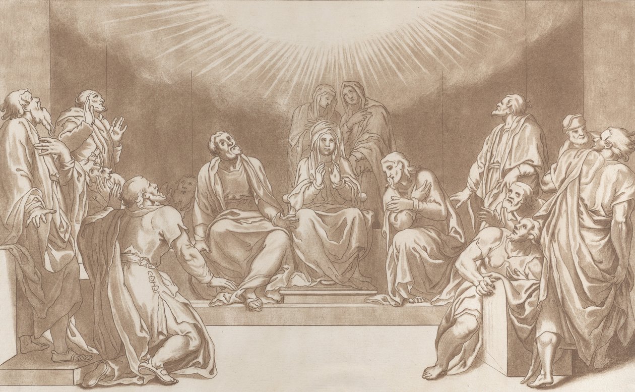 Den Helige Andens nedstigning, 1760-90. av Stefano Mulinari
