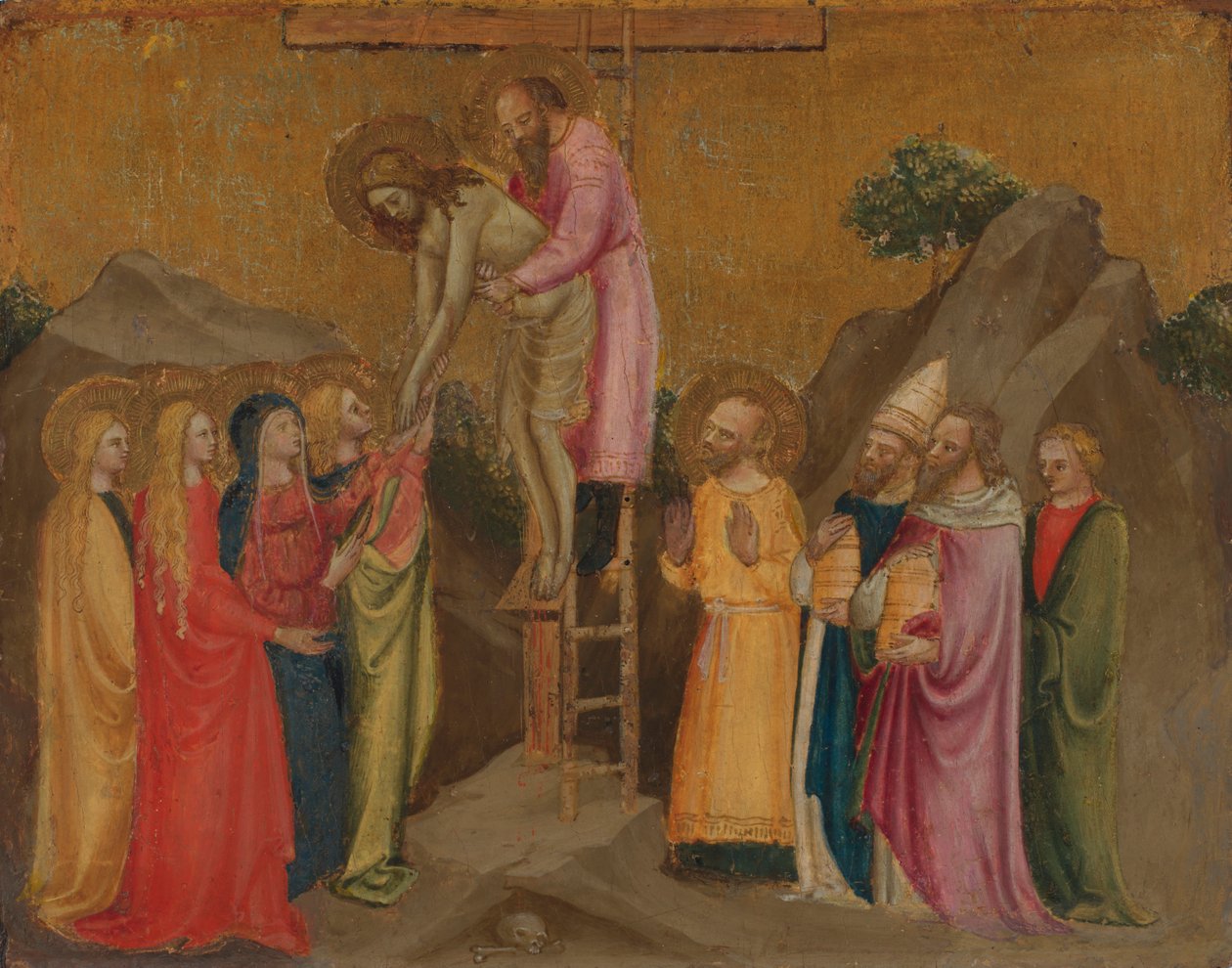 Nedstigning från korset, 1300-talet. av Stefano d