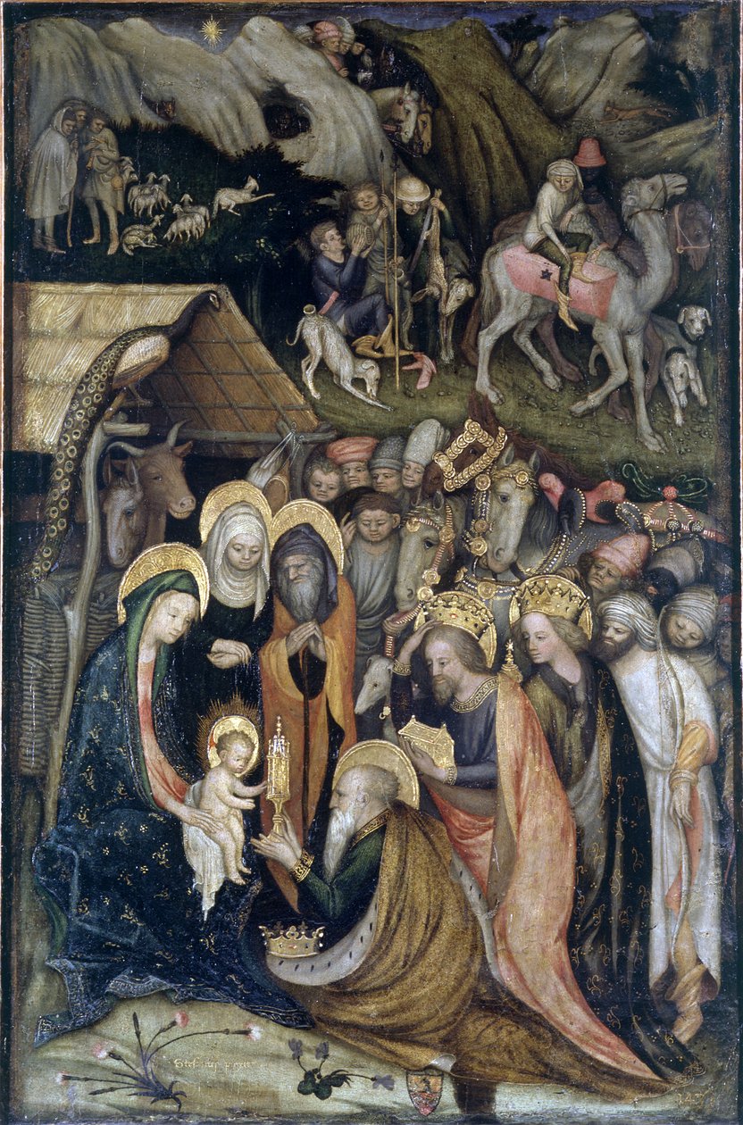 Tillbedjan av Magi av Stefano da Verona